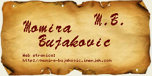 Momira Bujaković vizit kartica